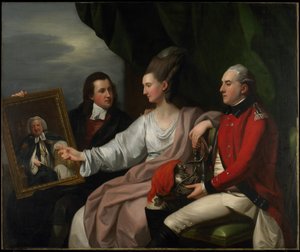 Grupo Retrato da Família Drummond, Peter Auriol Drummond, Mary Bridget Milnes Drummond) e George William Drummond, 1776